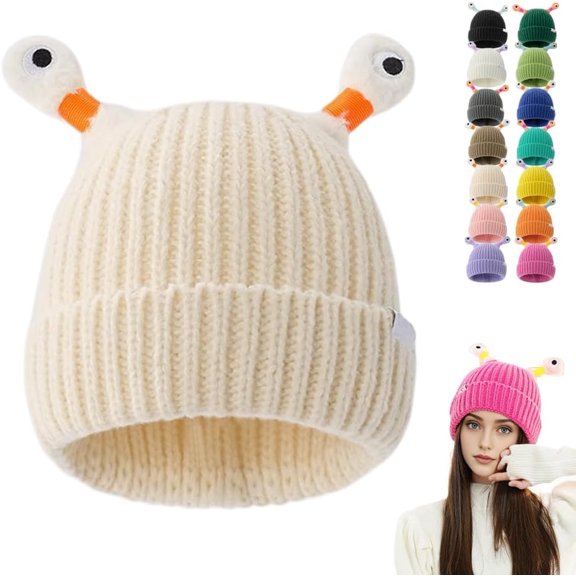 2026 Monster Tentacles Hat,Winter Parent-Child Cute Glowing Little Monster Knit Hat, New Monster Tentacle Knit Hats, Funny Knitted Beanie