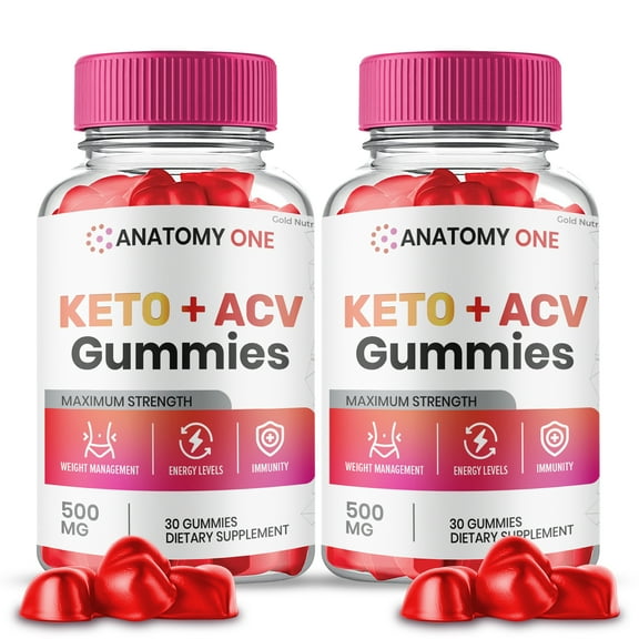 Anatomy One Keto Gummies, Anatomy One Keto ACV, Anatomy One Keto,  Official Dietary Supplement (2 Pack)
