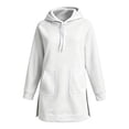 thumbnail image 5 of FUZHIQ Hoodie Dress for Women â Trendy Pullover Long Oversized Sweatshirt Dresses for Women 2026 with Pockets, Split Hem, 5 of 5