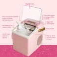thumbnail image 5 of Paris Hilton 26lb Countertop Portable Ice Maker with Scoop, Pink, 5 of 8