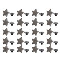 thumbnail image 3 of Rivet Button, Practical Fashionable Anti-Rust Star Shape Rivet, Bags For Clothes Shoes Pet Collars Silver,Black Metal Color,Bright Black, 3 of 8