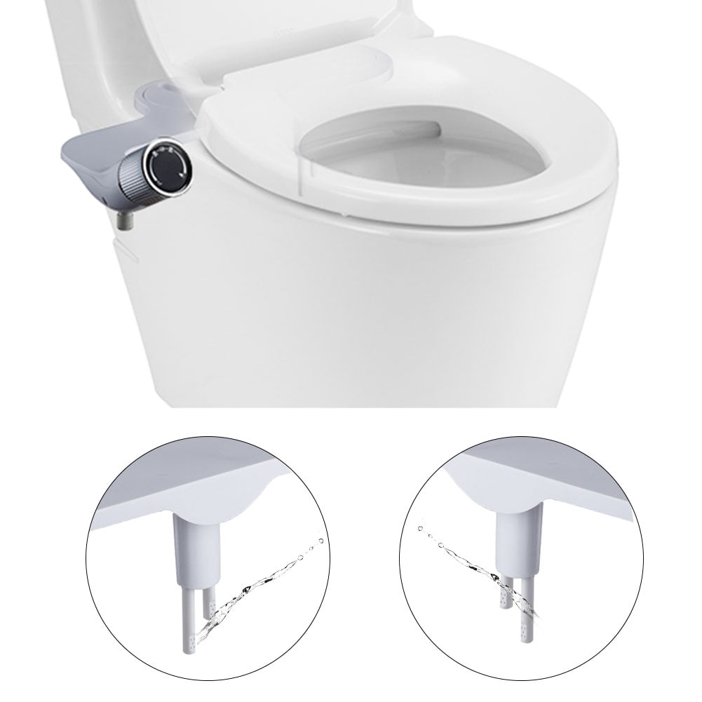 Clean Clear Rear Bidet Butt Attachment Seat Toilet G1/2 Fresh Water Spray US 