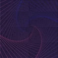 thumbnail image 1 of Ahgly Company Machine Washable Indoor Square Transitional Night Blue Area Rugs, 4' Square, 1 of 7