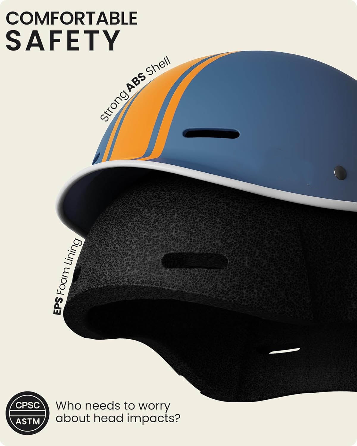 Bike Helmet for Adults, Adjustable Cycling Helmet for Men & Women for Bicycle Skateboard Road Bike Skating Roller Commuting
