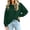 Dark Green #03, variant on Crew Neck Sweatshirts Women Long Sleeve No Hood Pullover Sweatshirts Fall Loose Causal Solid Sweatshirts, 2XL