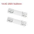 thumbnail image 5 of Automotive Cartridge Fuses 1A AC 250V 5x20mm Ceramic Fast Blow for Car Amplifier Energy Saving Lamp Ballast 5pcs, 5 of 5