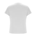 thumbnail image 6 of Uaswgudfs Women's Crew Neck Short Sleeve Loose-Fit Top - Lightweight Smooth Fabric Trend Casual Summer Blouse, 6 of 7