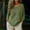 Army Green, variant on Women's Summer Casual 3/4 Sleeve Cotton Linen Loose Top, Lightweight Breathable Long Sleeve Summer Blouse Wine L