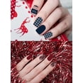 thumbnail image 2 of 12 Sheets Christmas Full Nail Wraps Nail Stickers Strips Adhesive Nail Polish Stickers with 1Pcs Nail File,Impress Snowflake Snowman Xmas Tree Nail Wraps Strips Manicure Kit, 2 of 7