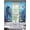 Blue, variant on Funny Dinosaur Sheer Curtains 45 Inch Length 2 Panels Set, Playing Guitar Palm Tropical Green Silhouette Voile Window Treatment Rod Pocket Small Kitchen Curtains Drapes for Bedroom 52"x45"x2