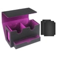thumbnail image 3 of Caja de baraja de cartas coleccionables Strade Fareast Limited estuche de almacenamiento violeta 2 divisores, 3 of 8