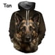 thumbnail image 3 of Sudadera con capucha con estampado 3D de pastor alemán para hombre, sudadera de manga larga de talla grande, sudaderas casuales, sudaderas con capucha, ropa para hombre, 3 of 4