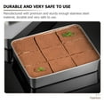thumbnail image 3 of PTOOTP 2-Pack Rectangular Cake Tins Nonstick Stainless Steel Bakeware Set Simple Design, 3 of 8