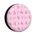 thumbnail image 1 of Fotbe Breast Cancer Awareness 1 Funda de Llanta de Repuesto con Estampado, Engrosada, Ajuste Universal para Jeep, Remolque, RV, SUV, Camión-17 inch, 1 of 6