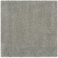 thumbnail image 2 of SAFAVIEH California Plush Solid Shag Area Rug, Silver, 11' x 11' Square - Large - Modern Design, Silver, Non-Shedding & Easy Cleaning, Ultra Plush Thick Pile, Ideal for Living Room, Bedroom, 2 of 16