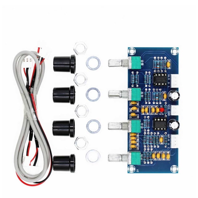 Methold Placa amplificadora de doble canal, 24V, placas compactas de tono resistente, Chip Digital electrónico, módulo de sonido de fácil Electrónica miscelánea