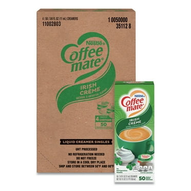NESTLE Coffee mate Coffee Creamer Irish Crème Flavor, Liquid Creamer Singles, 0.375 fl. oz., 200 Count