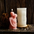 thumbnail image 5 of Molde de silicona para velas para parejas, molde 3D para abrazar a parejas, molde artístico de fundición de resina corporal para fabricación de velas DIY, polímero de jabón casero, 5 of 5