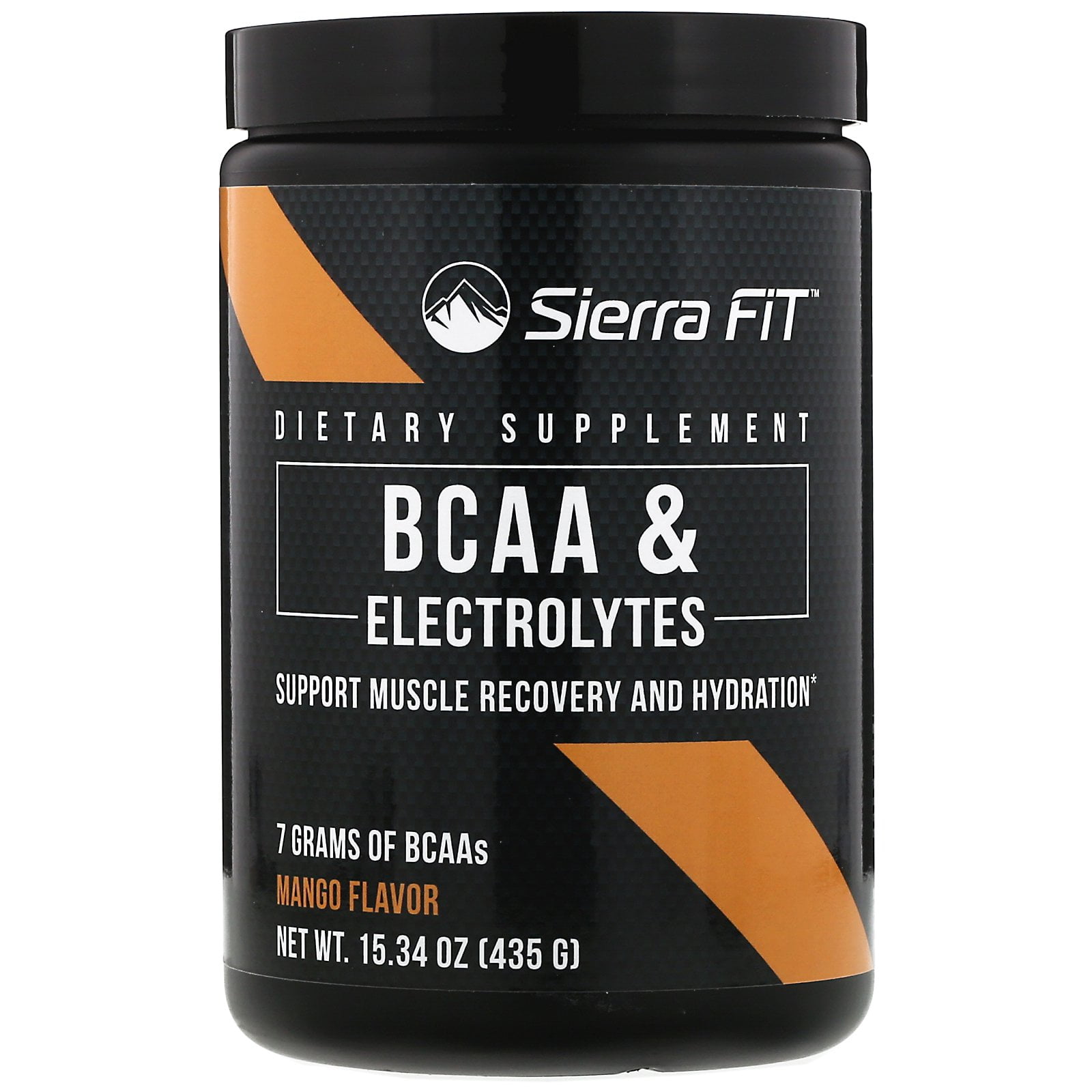 Sierra Fit BCAA & Electrolytes, 7G BCAAs, Mango, 15.34 oz (435 g)