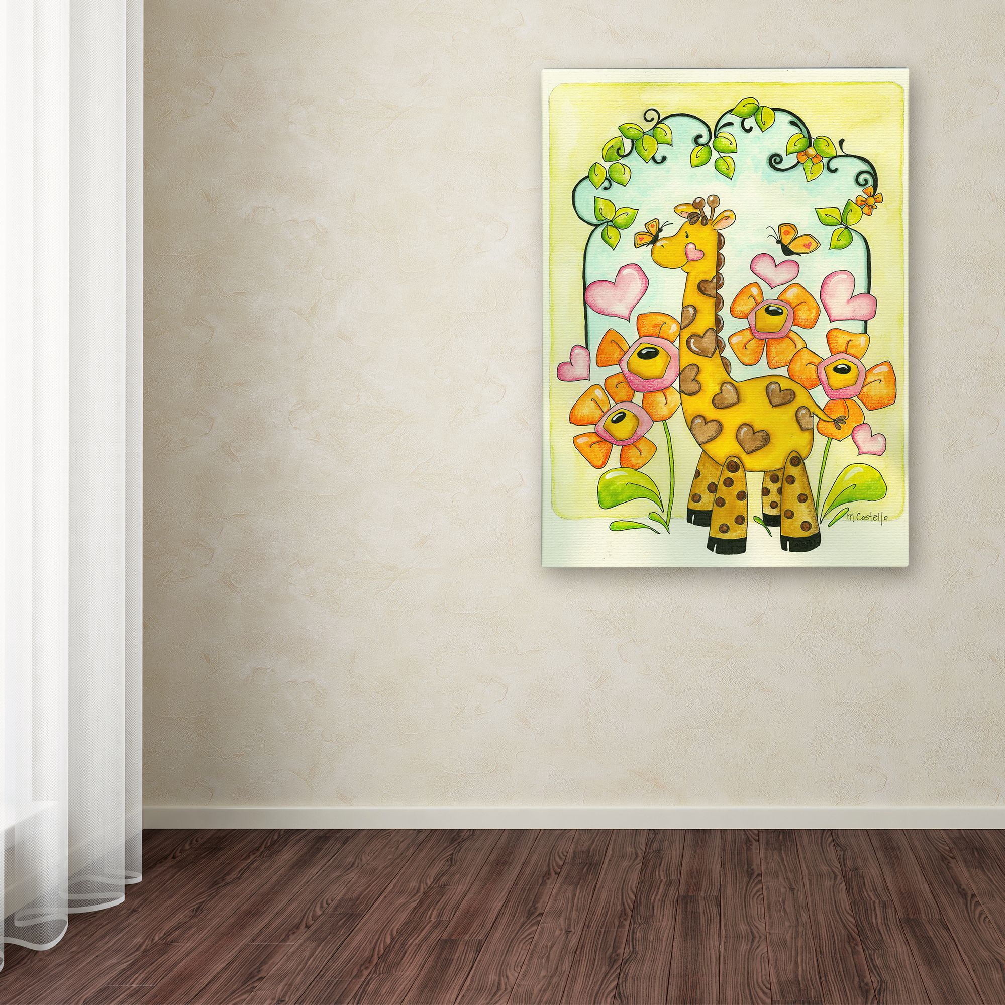 Trademark Fine Art 'Children's Safari' Canvas Art by Maureen Lisa Costello