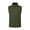 Mens Tank Tops Army Green, variant on M-4X Plus Size Rain Vests for Men Women with Pockets Lightweight Sleeveless Jackets Unisex Full Zip Stand Collar Solid Hiking Outerwear Vest