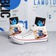 thumbnail image 1 of Kawaii Kids Canvas Shoes Disney Cartoon Lilo & Stitch Sport Shoes Children Fashion Print Sneakers Shoes Boys Girls Tennis Shoes31 Gao Jinjia LED, 1 of 2