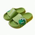 thumbnail image 3 of TOWED22 Kids Slide Sandals, Boys Girls Water Shoes Cute Slippers for Beach Pool (Toddler/Little Kid)(Green,12), 3 of 5