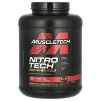 MuscleTech Nitro-Tech® 100% Whey Gold, Double Rich Chocolate, 5 lbs (2.27 kg)