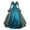 Light Blue, variant on Victorian Dress for Women Long Party Dress Women's 1800s Rococo Masquerade Ball Gown Flare Sleeve Renaissance Dresses