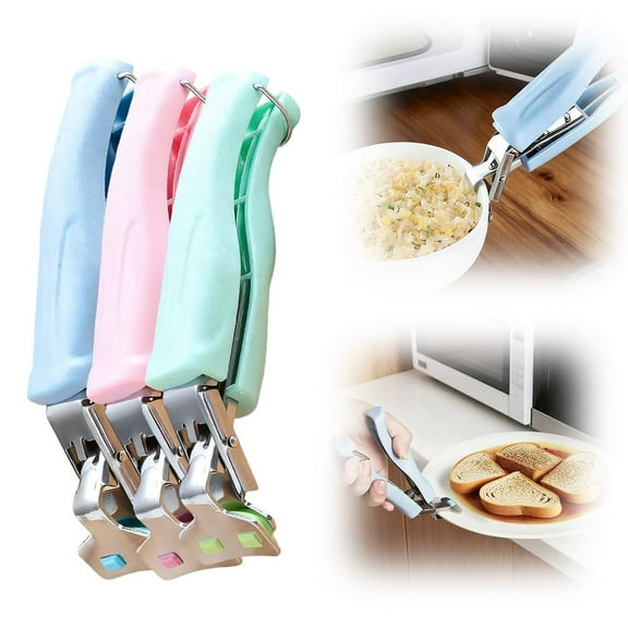 3-piece set of anti-scald clips, 2026 upgraded multi-functional anti-scald clips, suitable for holding hot bowls and dishes in the kitchen.