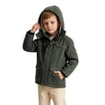 thumbnail image 4 of WenVen Boy's Puffer Parka Winter Warm Coat Hooded Windproof Fleece Lined Jacket Army Green 8, 4 of 12
