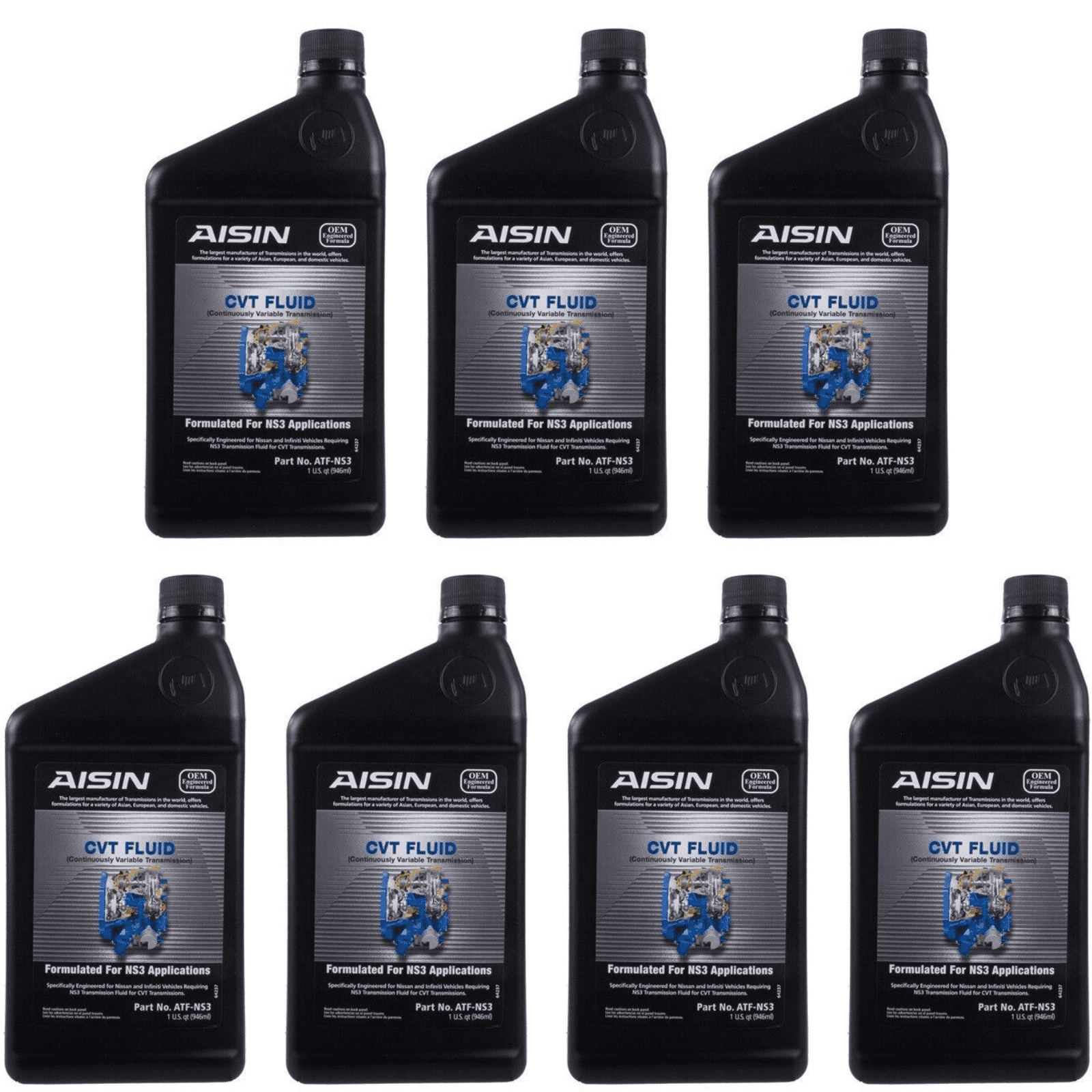 Aisin Continuously Variable Trans CVT Fluid ATFNS3 for Nissan Infiniti