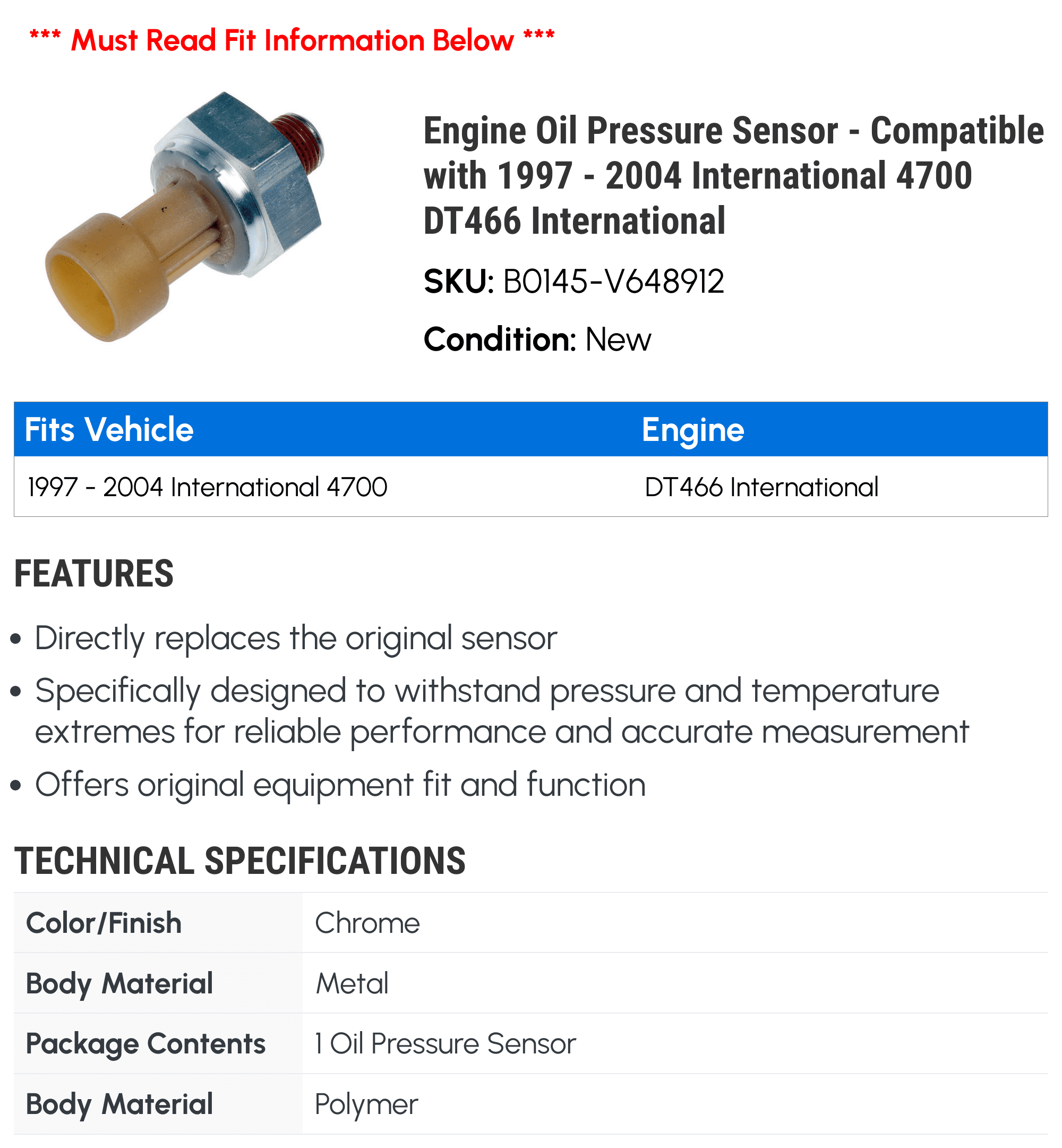 Dt466 Coolant Temp Sensor Location