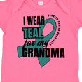 thumbnail image 4 of Inktastic I Wear Teal for My Grandma Ovarian Cancer Awareness Boys or Girls Baby Bodysuit, 4 of 5