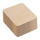 thumbnail image 3 of Piezas de sin terminar, 10 paquetes de cuadrados de Chips de para manualidades DIY proyectos decorativos hechos para 9cm Soledad Rebanada de madera cuadrada sin terminar, 3 of 10