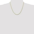 thumbnail image 2 of 10K Yellow Gold necklace Rope chain Diamond-cut 20 in 2 mm, 2 of 5