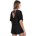 thumbnail image 3 of Angelina Brushed Microfiber Short Sleeves Romper, 3 of 4