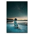 thumbnail image 3 of Hudo Dog Christmas Canvas Wall Art, English Springer Spaniel Dog Wall Art Prints Dogs Hanging Wall Pictures Decoration for Holiday Living Room Bedroom Bathroom, 3 of 5
