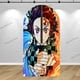 thumbnail image 5 of Arco de Demon Slayers, telón de fondo para fiesta de cumpleaños de niño, decoración de pared, pancarta de poliéster para baby shower de Kamado Tanjirou, 5 of 5