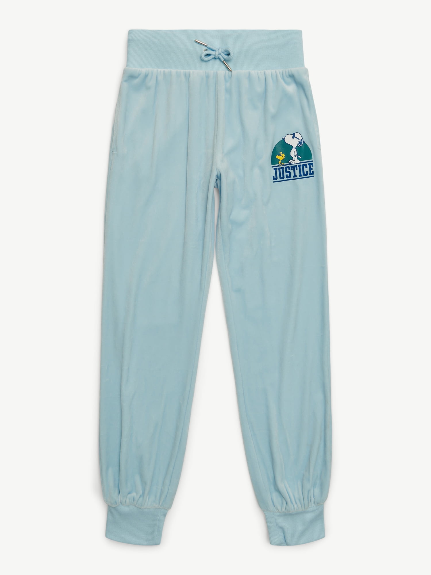 Justice x Snoopy Girls Velour Jogger, Sizes XS - XLP