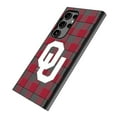 thumbnail image 2 of Keyscaper Oklahoma Sooners Plaid Galaxy Magnetic Bump Case, 2 of 7