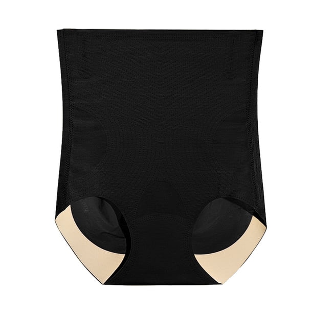 Bragas moldeadoras de abdomen para mujer, ropa interior moldeadora de cintura alta, bragas de compresión sin costuras