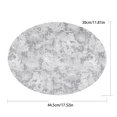 thumbnail image 3 of JHyouerji Embossed PVC Placemat 18x13in Waterproof Oilproof Heat Resistant Table Protector Wipe Clean Dining Hot Pad, 3 of 6
