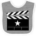 thumbnail image 3 of Inktastic Director Movie Clapboard Boys or Girls Baby Bib, 3 of 4