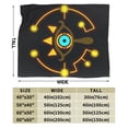 thumbnail image 3 of The Legend Of Zelda Blanket Fuzzy Plush Bed Blanket Cozy Fluffy Air Condition Quilt For Adults Kids, 3 of 6