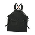 thumbnail image 2 of GROWTH TANK Canvas Apron Gardening Apron Multipurpose Chef Apron for Men Pottery Working Black, 2 of 9