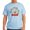 Light Blue, variant on CafePress - French Bulldog Christmas Wreath Men's Value T Shir - Men's Classic Cotton T-Shirts