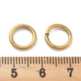 thumbnail image 3 of Ion Plating(IP) 304 Stainless Steel Open Jump Rings Real 18K Gold Plated 10x1.5mm Inner Diameter: 7mm, 3 of 3