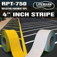 thumbnail image 2 of White RPT-750 Reflective High Durability Concrete and Pavement Marking Tape, 2 of 6