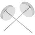 thumbnail image 1 of Minkissy 2 Pcs Support de Reçus de Restaurant Barre de Rangement pour Mémos en Fer Argenté Réception, 1 of 8